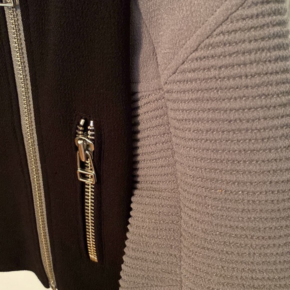 Aritzia Wilfred Montesson Moto Jacket Black and Grey Size 2 (XS) - Picture 7 of 11